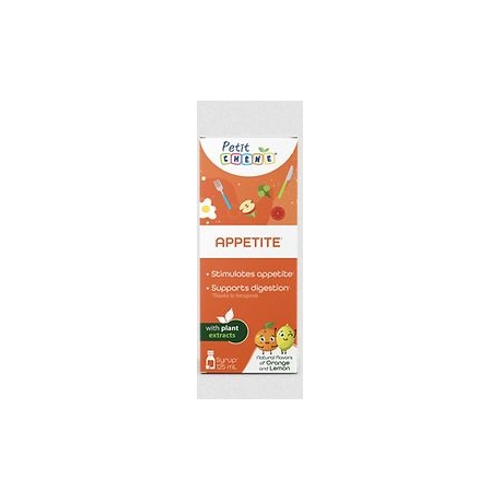 Petit CHENE APPETITE 1x125ml Sirup na podporu chuti do jedla